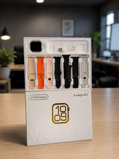 Aqilli soatlar, Smart Watch Ultra va iPods pro quloqchini, 7 ta tasmali, 9 tasi 1 da - 