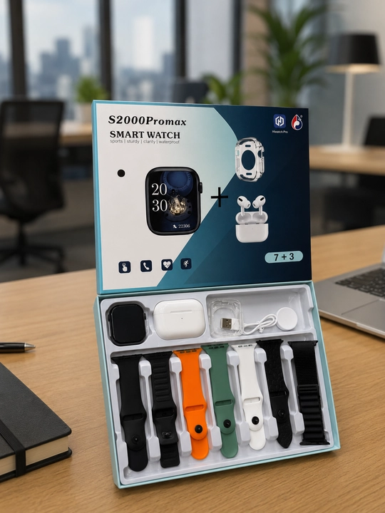 Aqilli soatlar, Smart Watch Ultra va iPods pro quloqchini, 7 ta tasmali, 9 tasi 1 da - 