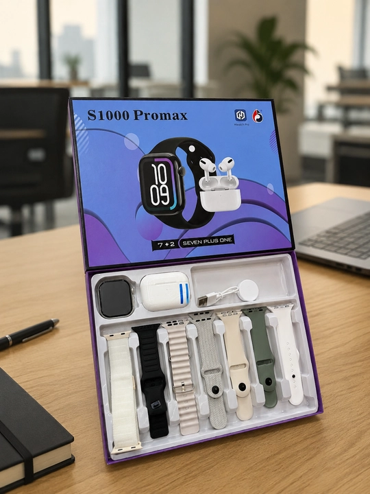 Aqilli soatlar, Smart Watch Ultra va iPods pro quloqchini, 7 ta tasmali, 9 tasi 1 da - 