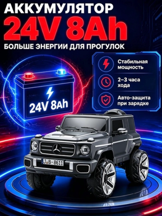 UTV 12V bolalar elektromobili, 2.4GHz pult, LED, 35 kg gacha, 2-13 yosh, USB AUX musiqa