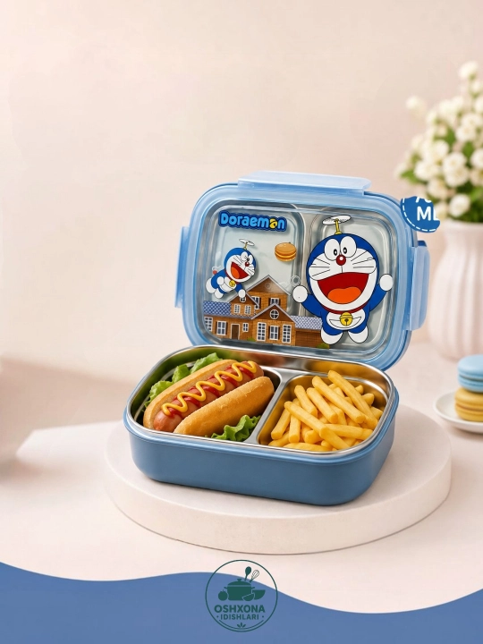 Tushlik qutisi, maktab taomlari uchun konteyner, ovqat tashish uchun konteyner, lunchbox