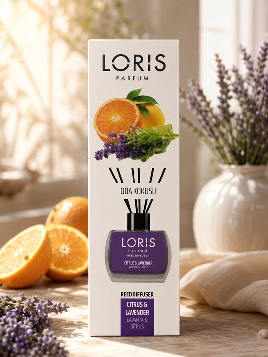 Uy va ofis uchun tayoqchali LORIS Parfum aromatik diffuzori, havo yangilagich