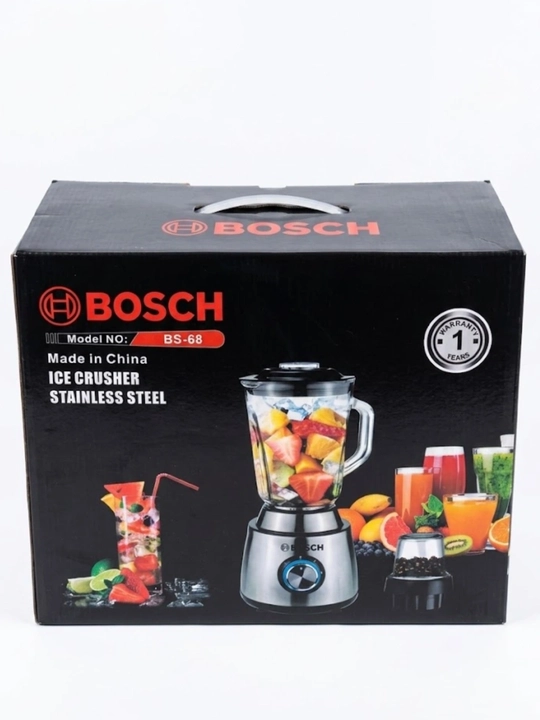 Stasionar blender 3-in-1: maydalagich, kofemolka, blender — 1000 Vt, 1.5 litr shisha idish
