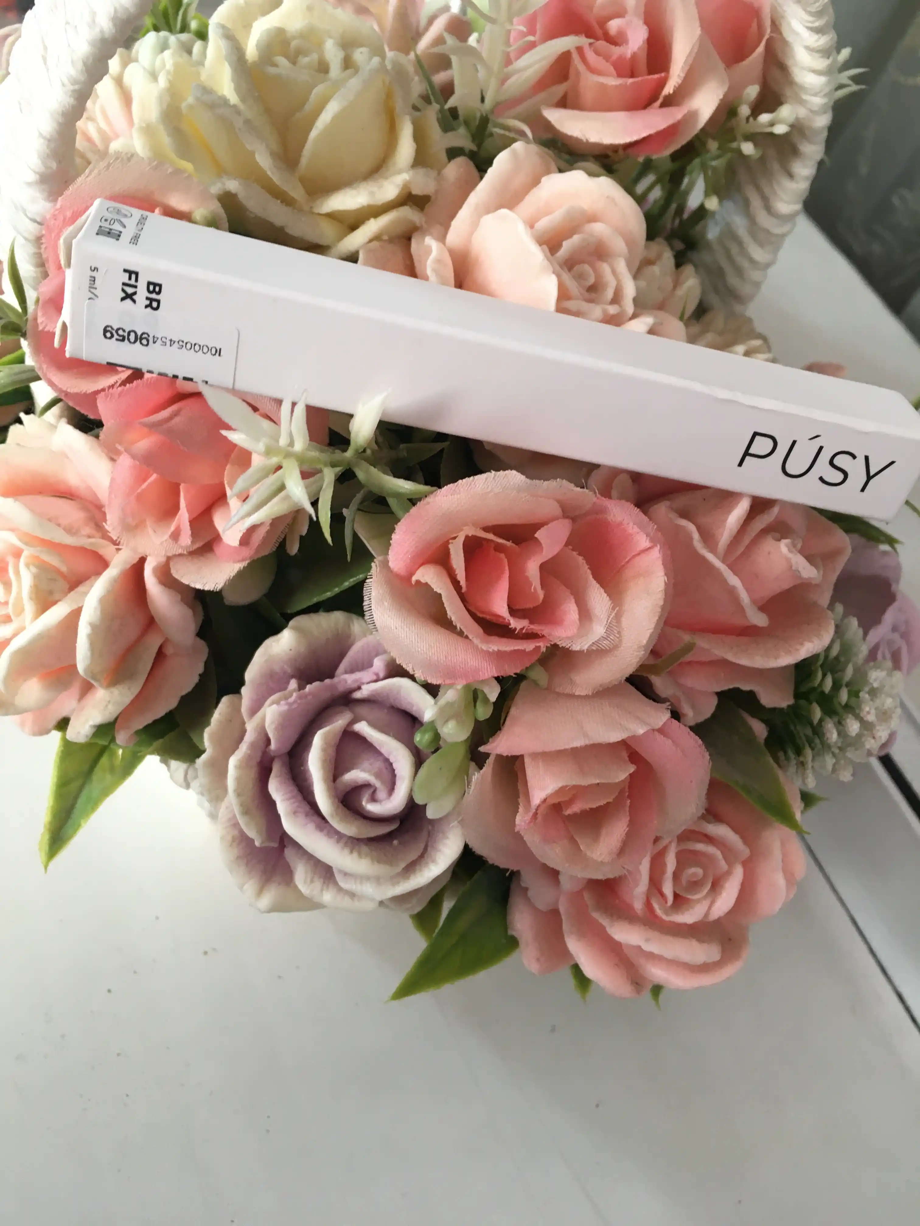 Гель для укладки бровей, pusy фиксатор для бровей, бесцветный, стойкость 24 часа