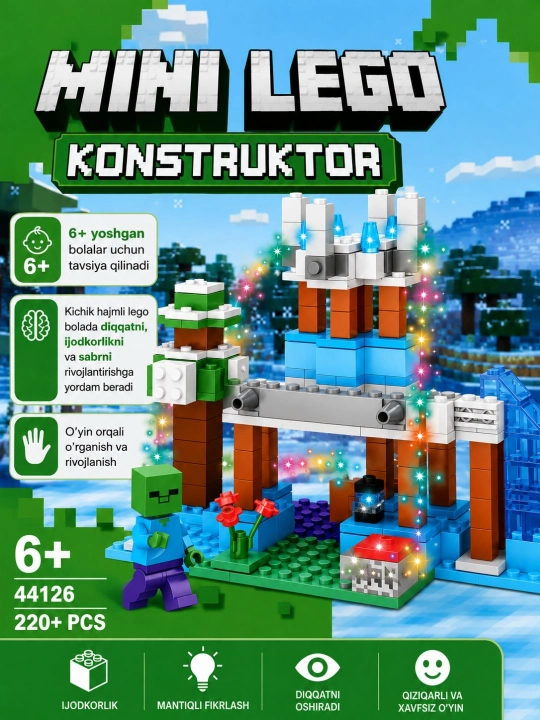 Bolalar konstruktorlari, Lego, kubiklar - 