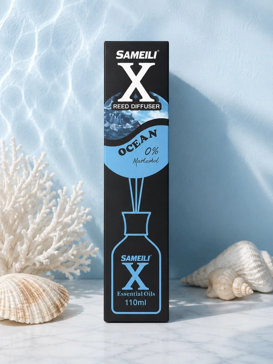 SAMEILI X tayoqchali aromatik diffuzor, uy va ofis uchun, 110 ml - 