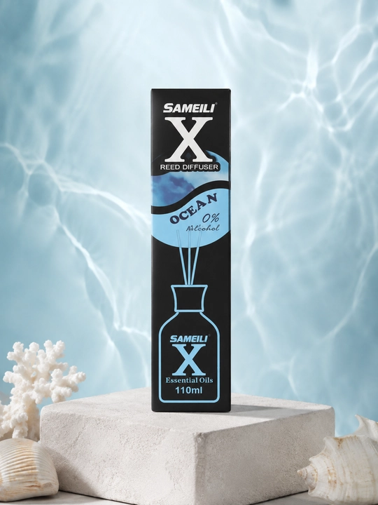 SAMEILI X tayoqchali aromatik diffuzor, uy va ofis uchun, 110 ml