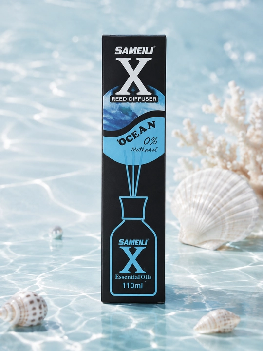 SAMEILI X tayoqchali aromatik diffuzor, uy va ofis uchun, 110 ml