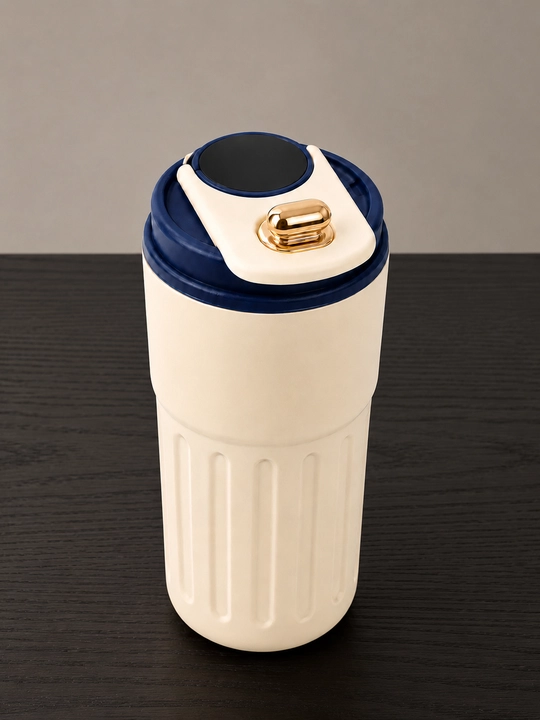Smart termokrujka, 450 ml, LED harorat ko‘rsatkichi, qopqoqli, issiq ichimliklar uchun - 