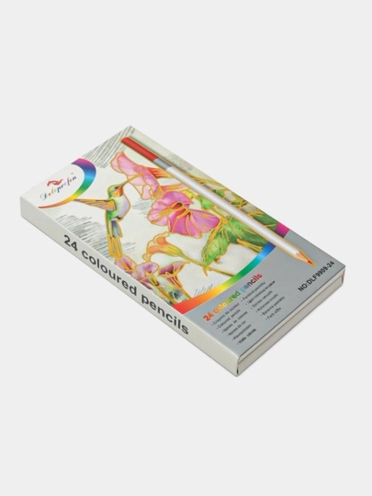 Dolfin Rangli qalamlar to'plami 24 va 36 xil rang