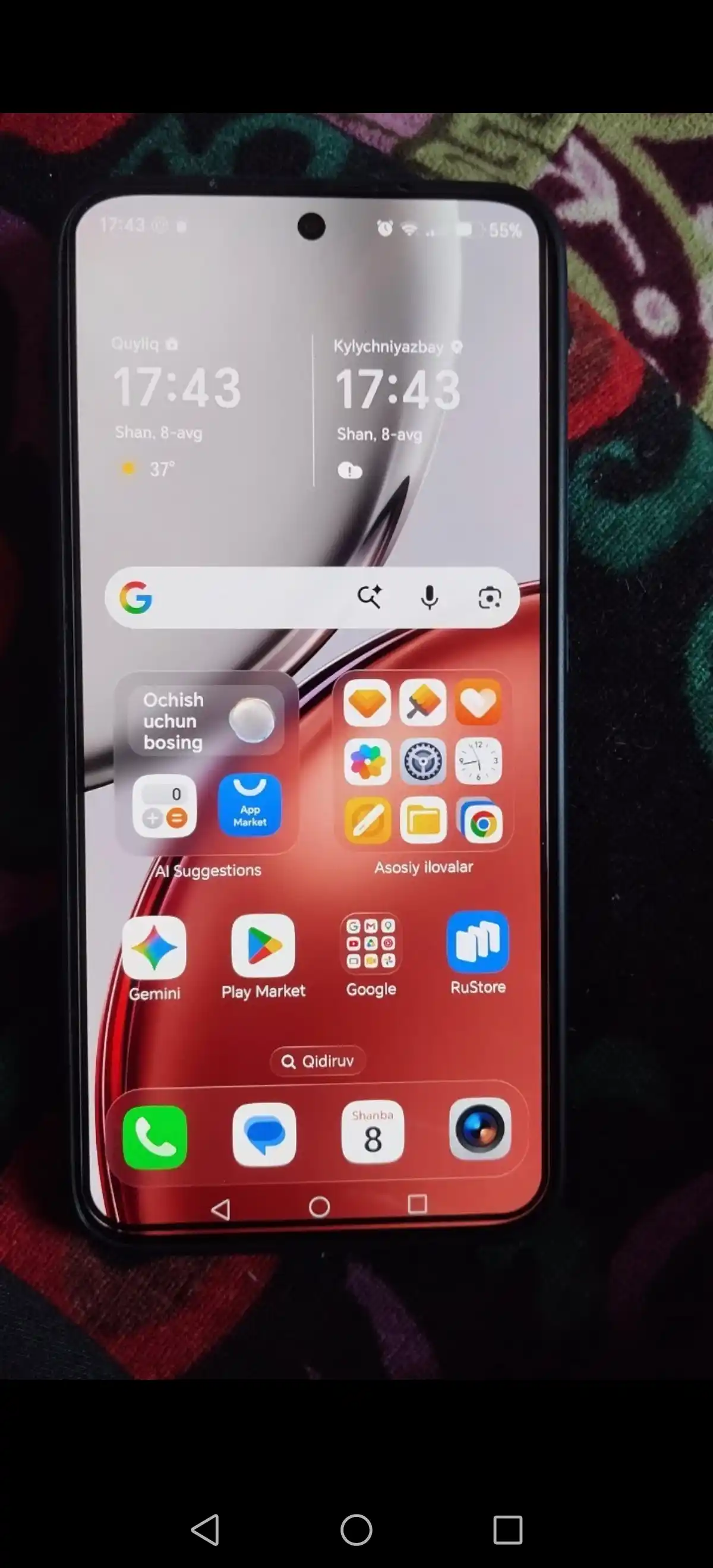 HONOR X9d 5G smartfoni, 12/256GB Snapdragon 6 Gen 4, 108 Mp, 8300 mAh,+Sovg'a Ryukzak
