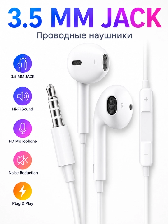 Проводные наушники - 