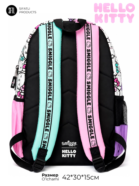Smiggle ryukzagi - o‘g‘il bolalar va qizlar uchun maktab ryukzagi 42*30sm