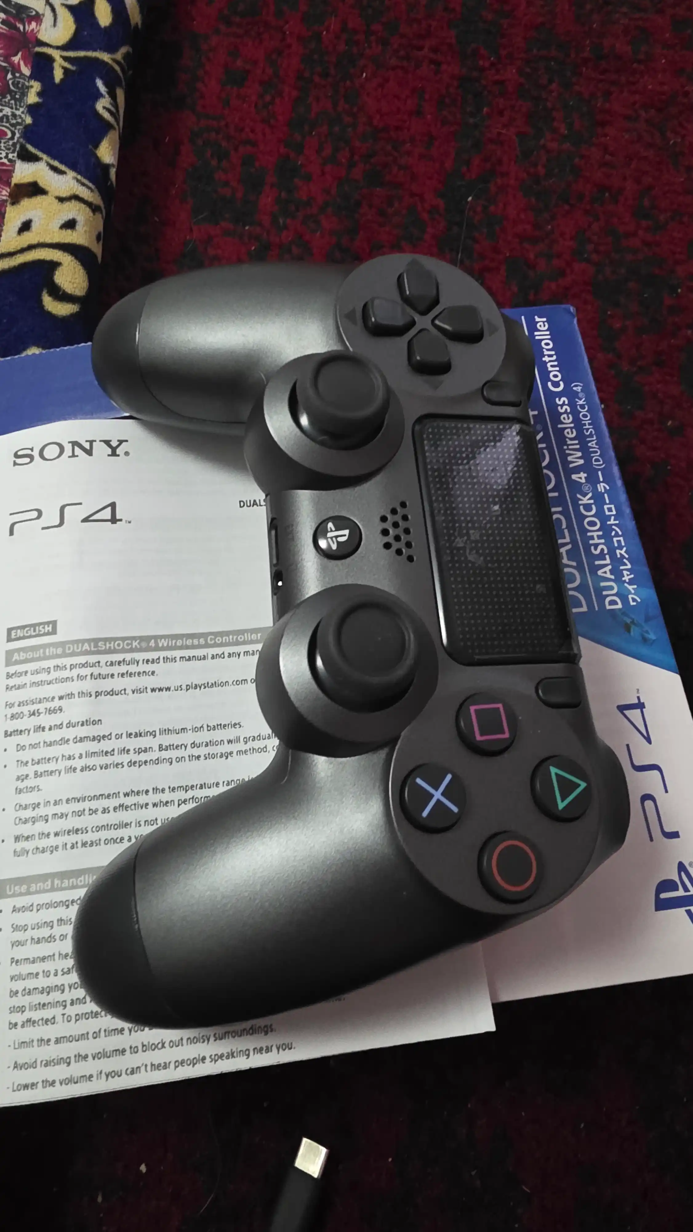 Simsiz joystik, PS4, kompyuter va smartfonlar uchun Bluetooth kontrolleri