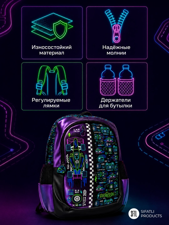 Smiggle ryukzagi - o‘g‘il bolalar va qizlar uchun maktab ryukzagi 42*30sm