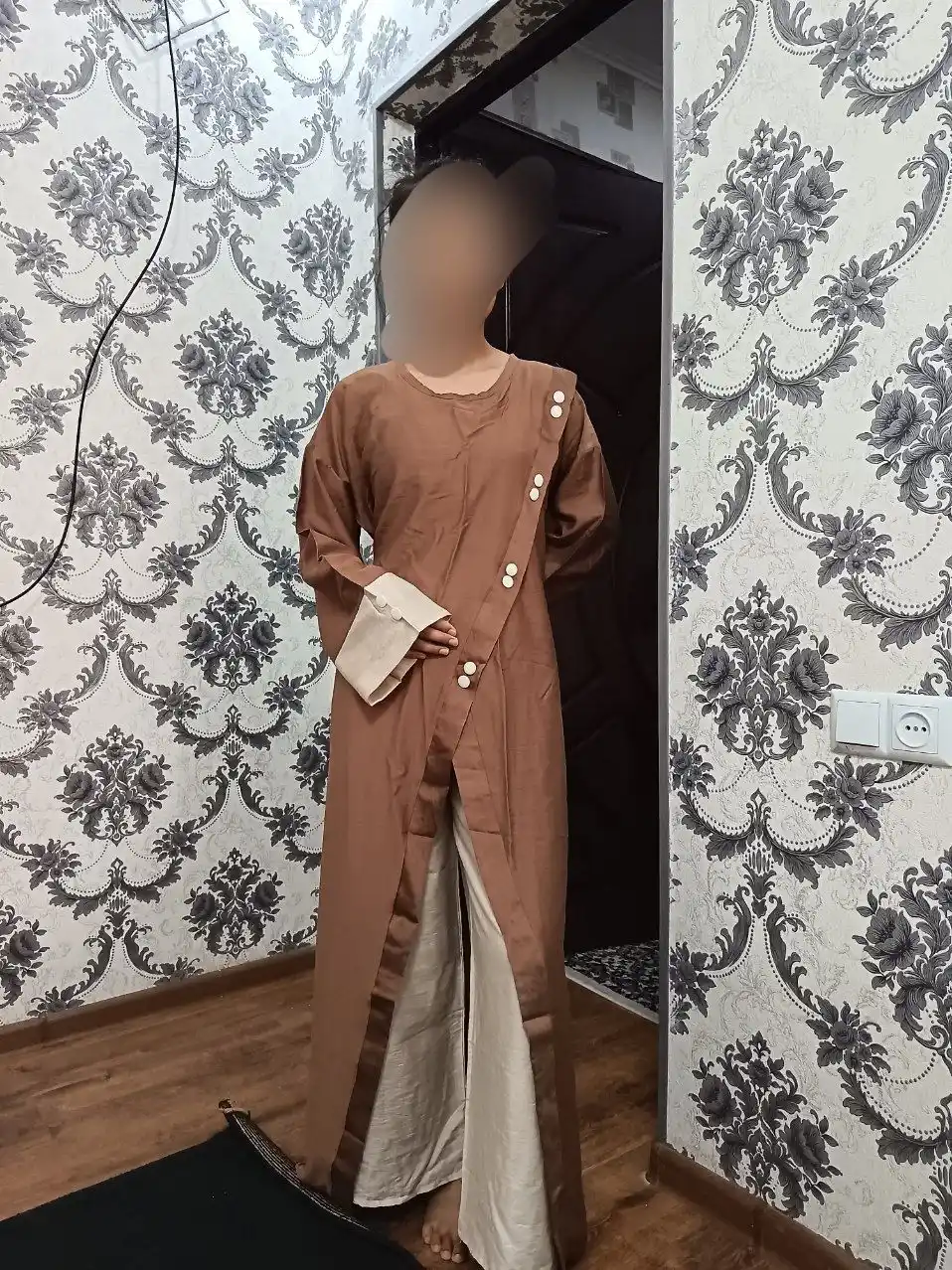 Ayollar dvoykasi Leon material, ko‘ylak va shim komplekti, 48-52