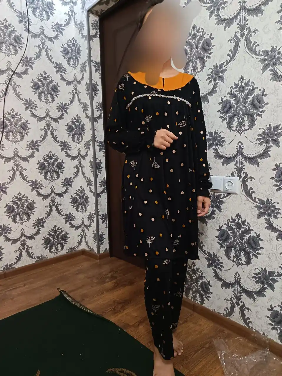 Женский комплект платье и брюки из хлопка ХБ, костюм двойка, легкий повседневный комплект
