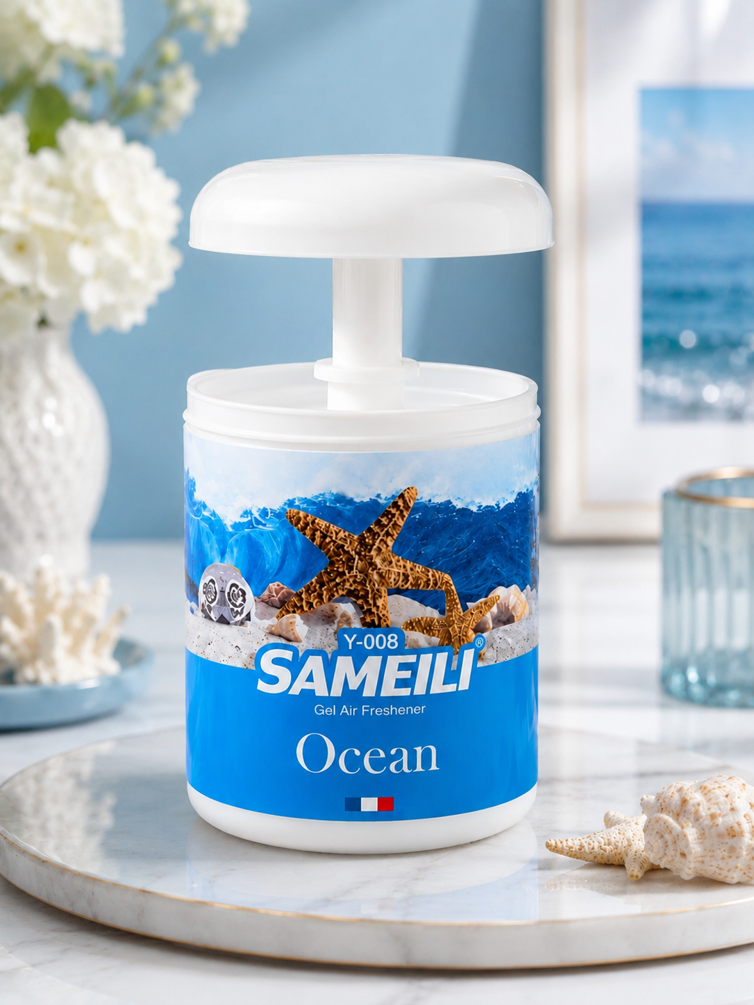 Sameili gel havo tozalagich aromatizator uy va mashina uchun, 200 g