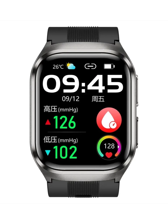 Смарт-часы Green Lion Sense ECG, AMOLED 2.06", Bluetooth 5.3, IP68, чёрные
