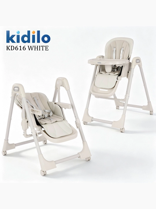 Детский стульчик для кормления + качели, 2 в 1 Kidilo-616