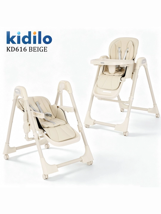 Детский стульчик для кормления + качели, 2 в 1 Kidilo-616