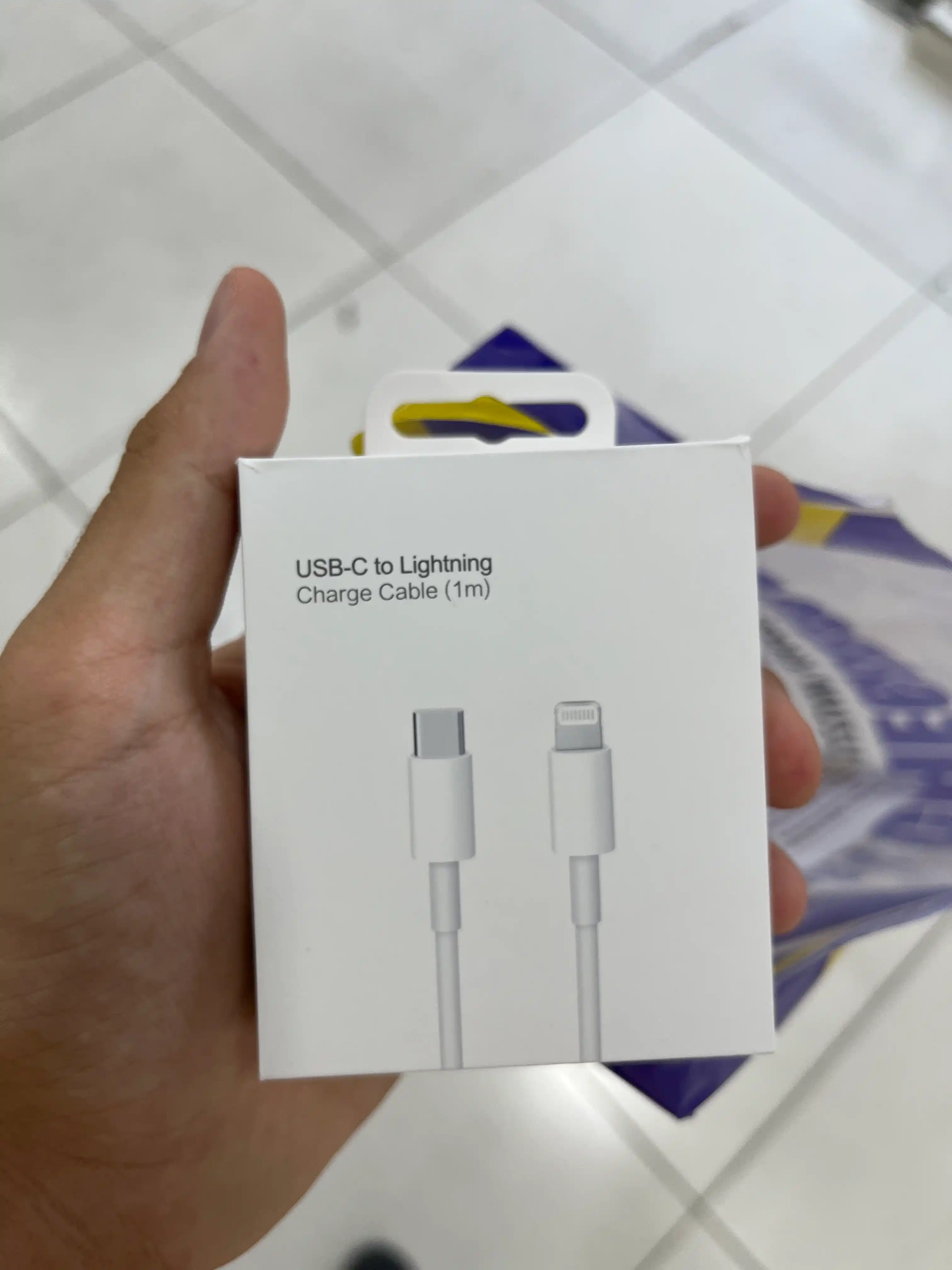 Type-C → Lightning kabel – iPhone X, 11, 12, 13, 14 to‘liq mos