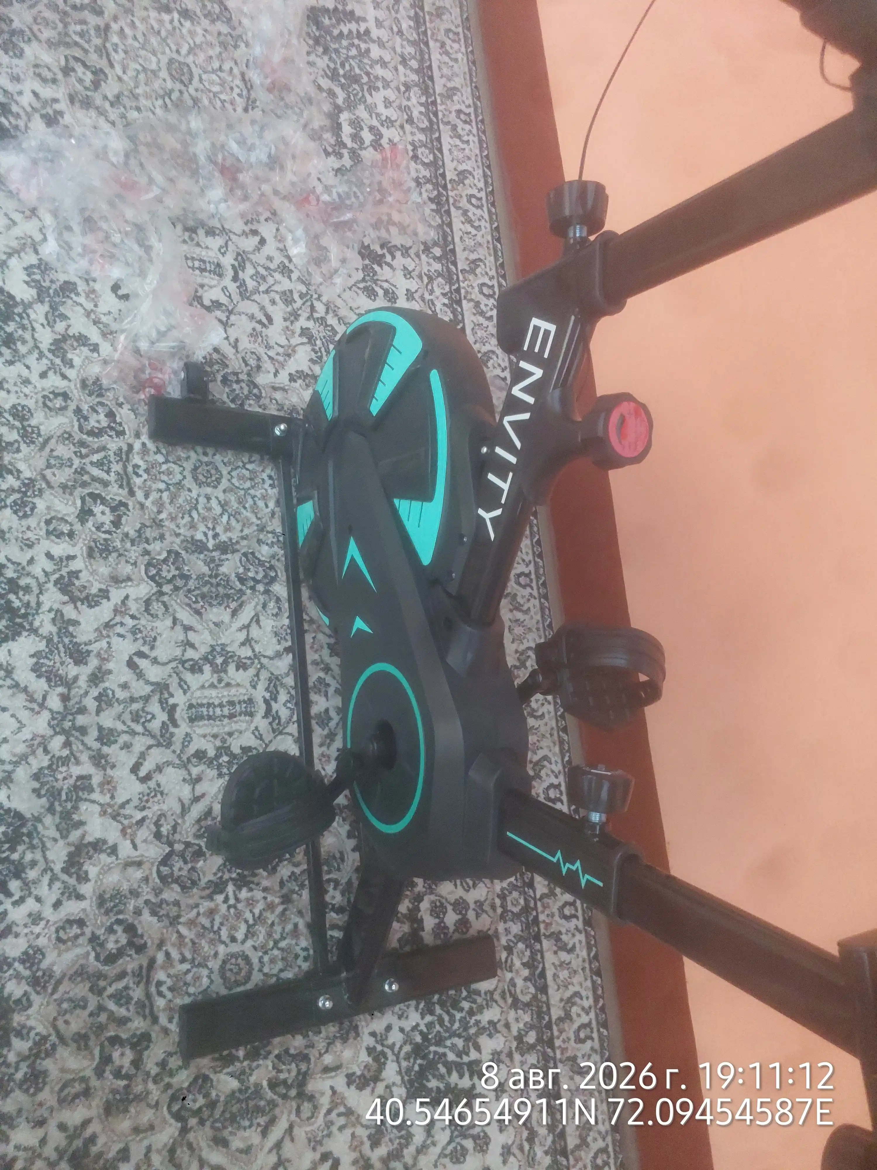 Велотренажёр ENVITY E585, Q7 —домашний тренажёр с Bluetooth, пульсометром