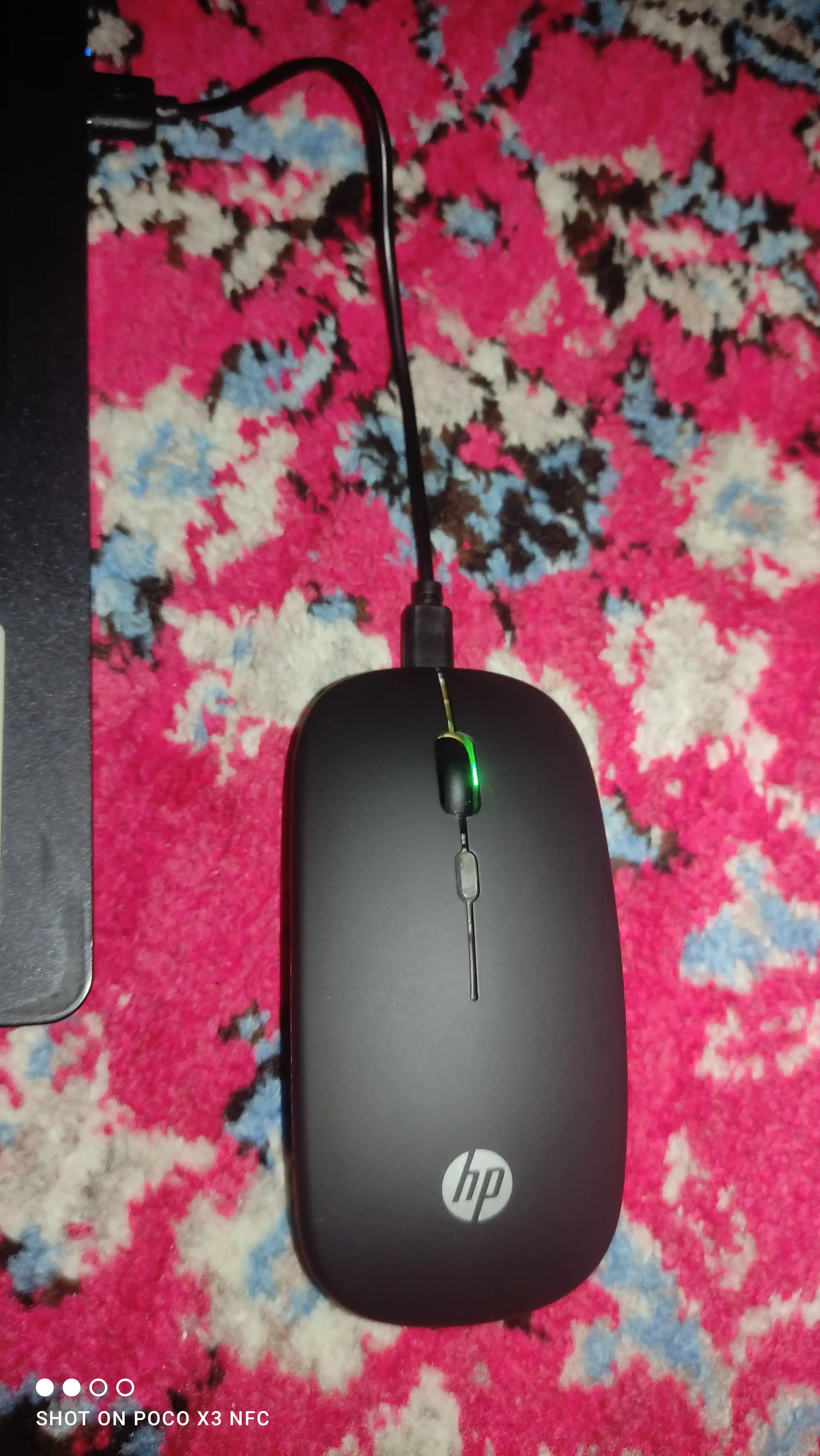 Simsiz sichqoncha, shovqinsiz,quvatlash bilan,Bluetooth USB adapteri va RGB