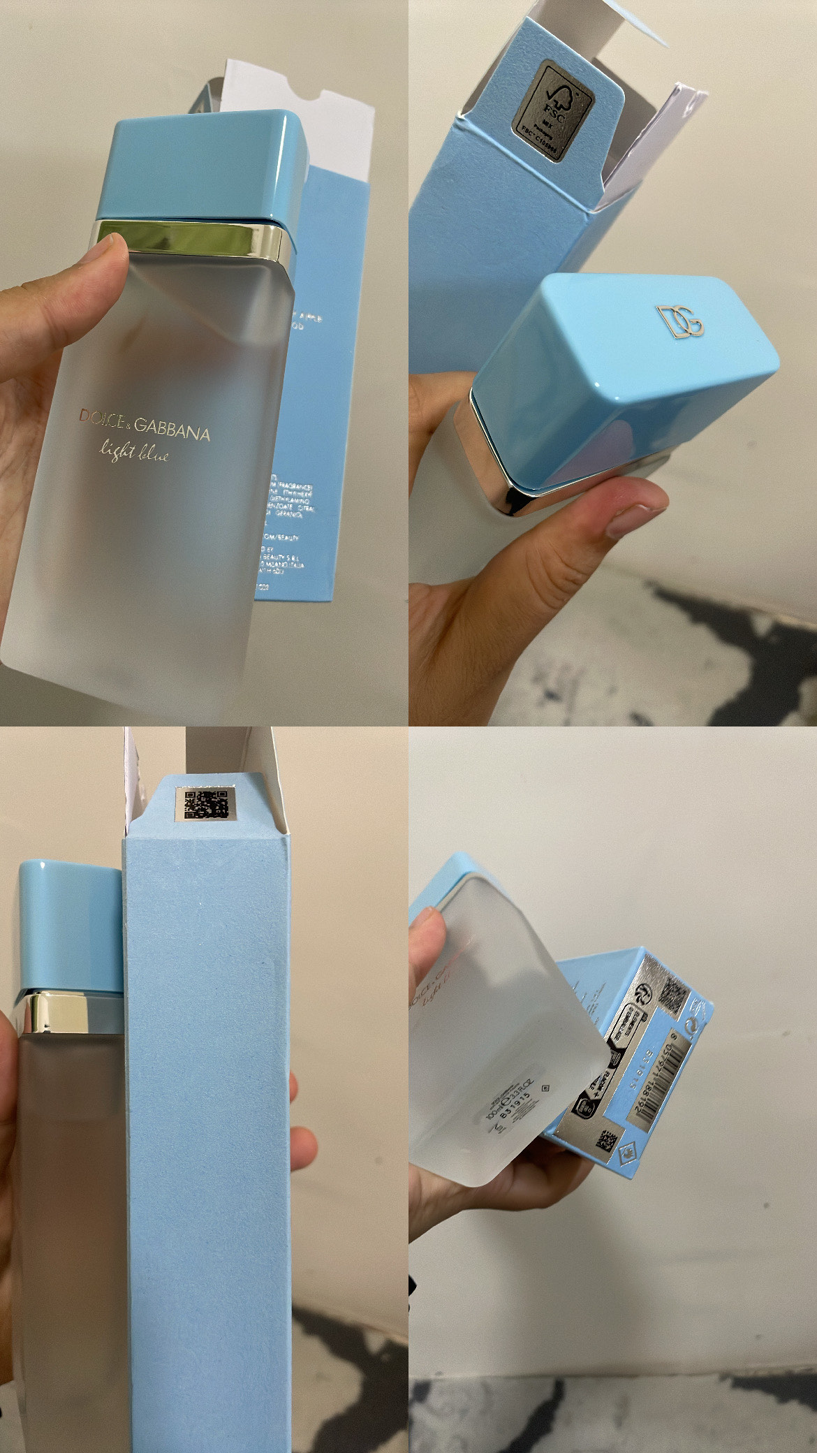 Xushbo'ylangan suv Light Blue, 100 ml