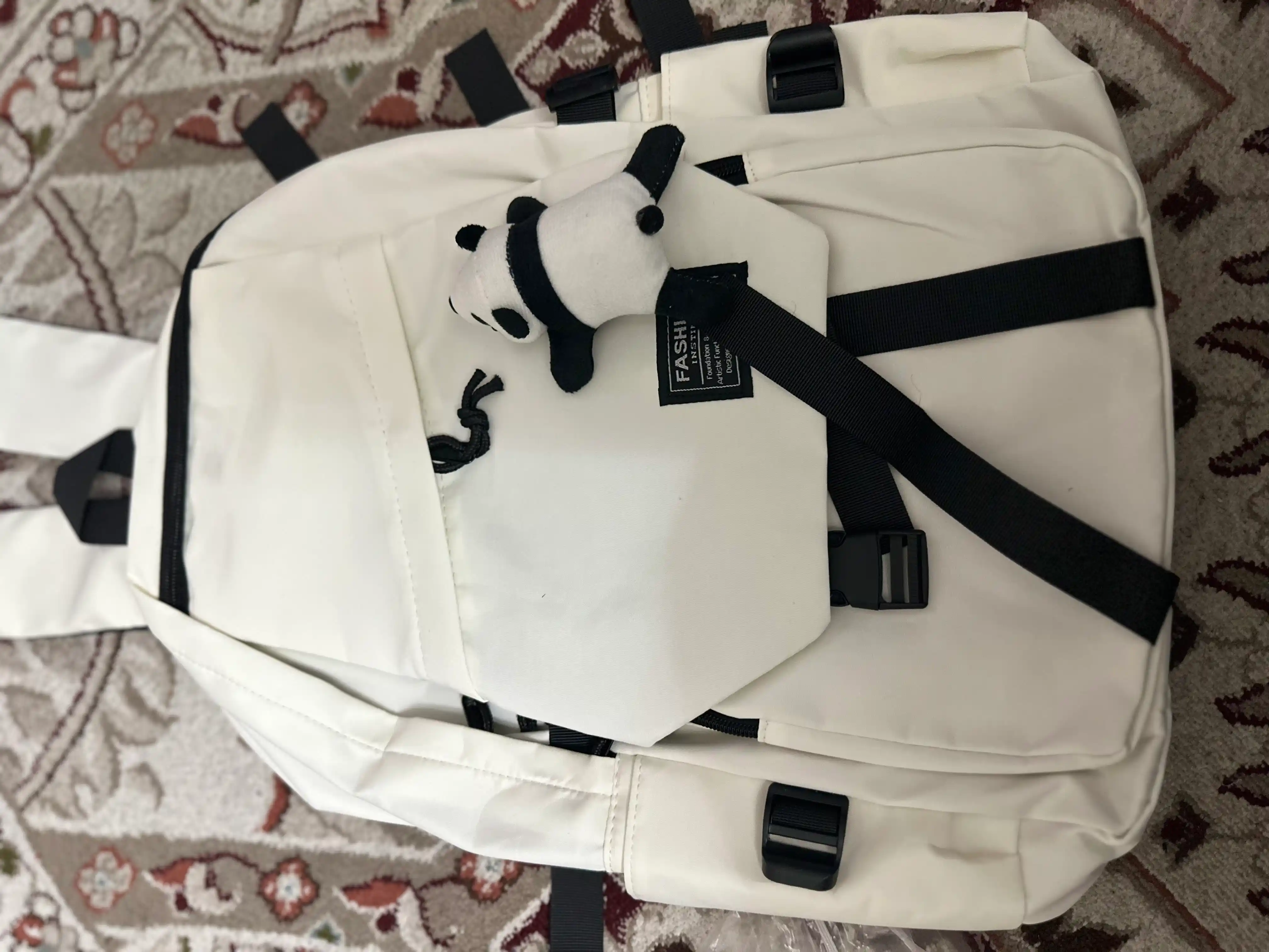 Erkaklar va ayollar uchun ryukzaklar maktab uchun, unisex, brelokli universal