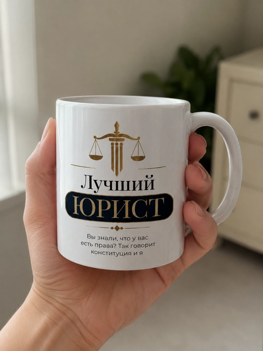 Kasb egalari uchun sovg‘a krujka, yurist, o'qituvchi, shifokor va boshqalar