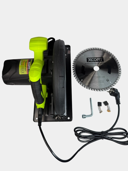Elektr dumaloq arra (pecholka) 235 mm, 1800 Vt – yog‘och kesish uchun kuchli elektr arra