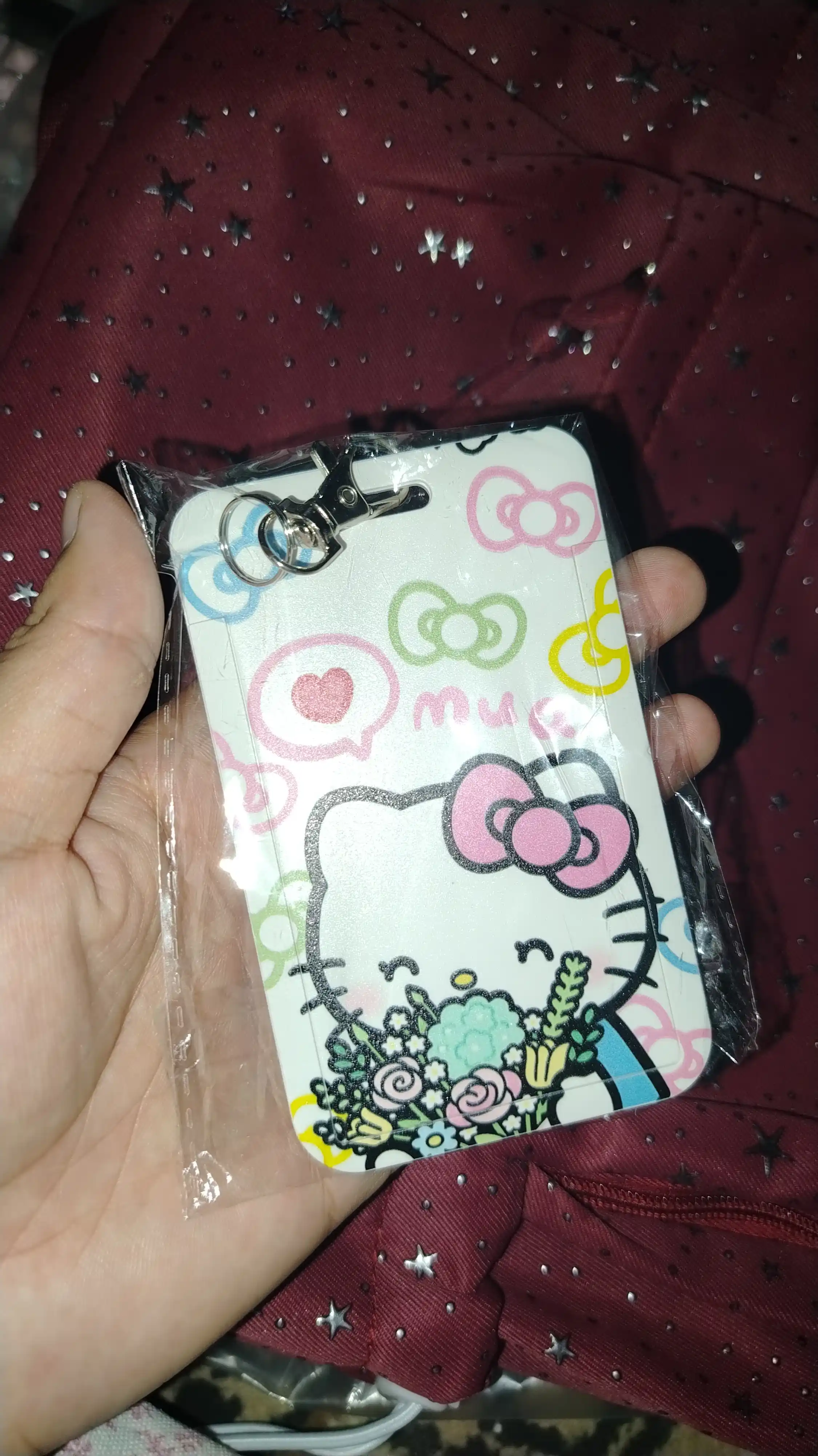 Аниме катрхолдер, для id карт, банк карты Hello Kitty, Capybara, Chiikawa