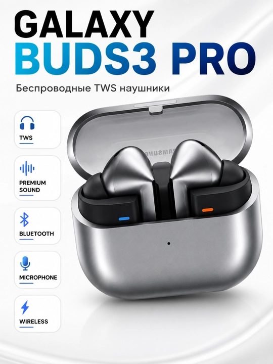 Беспроводные наушники Buds 3, Buds 3 Pro, Galaxy Buds 4 Pro - 