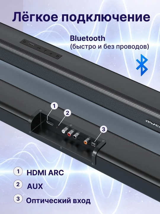AWEI Y990/Y999 Soundbar, Bluetooth 5.0, беспроводная аудиосистема для ТВ