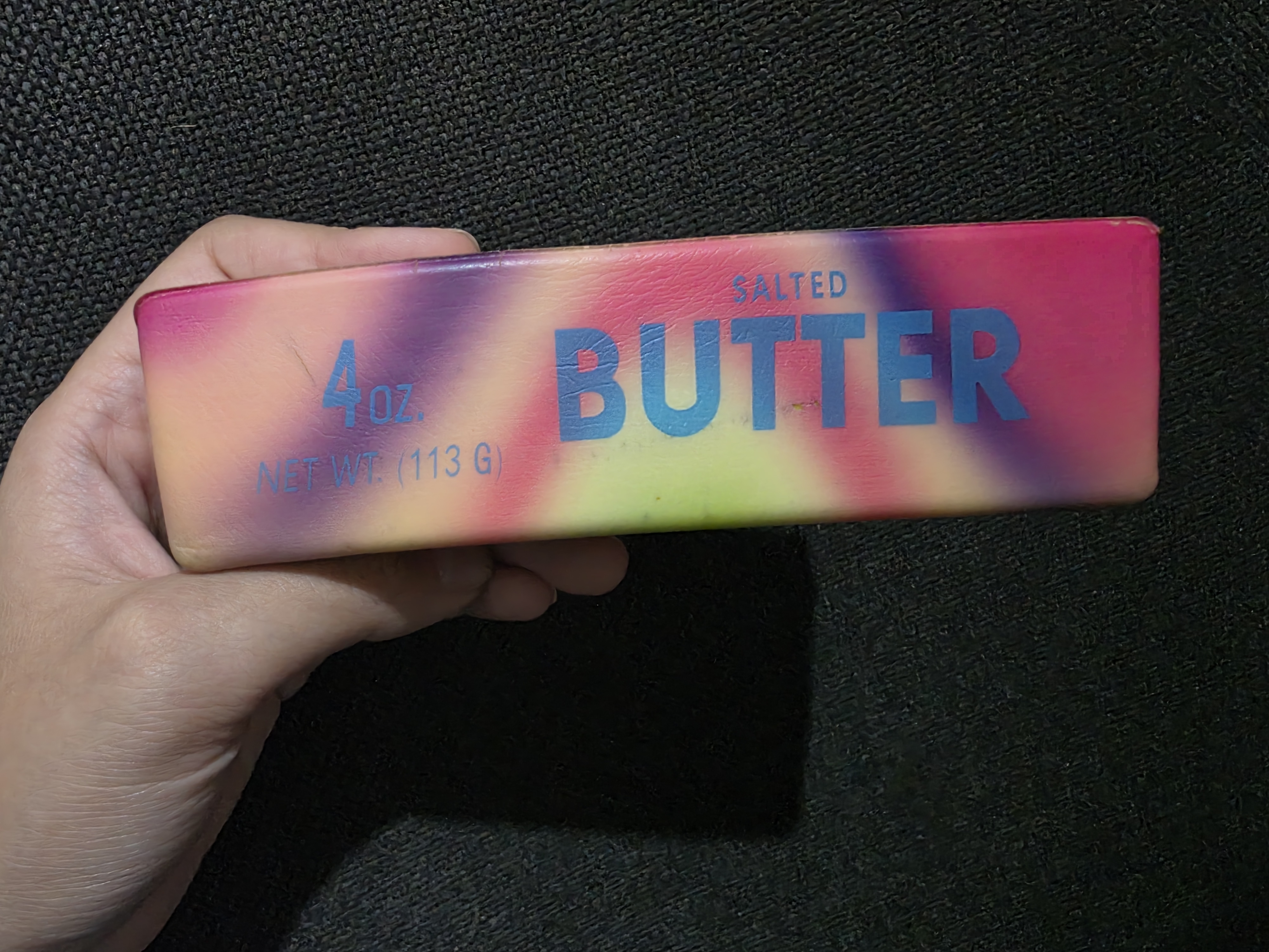 Сквиш-антистресс Масло Butter 113 г с ароматом, игрушка-мялка и пикми-палочка