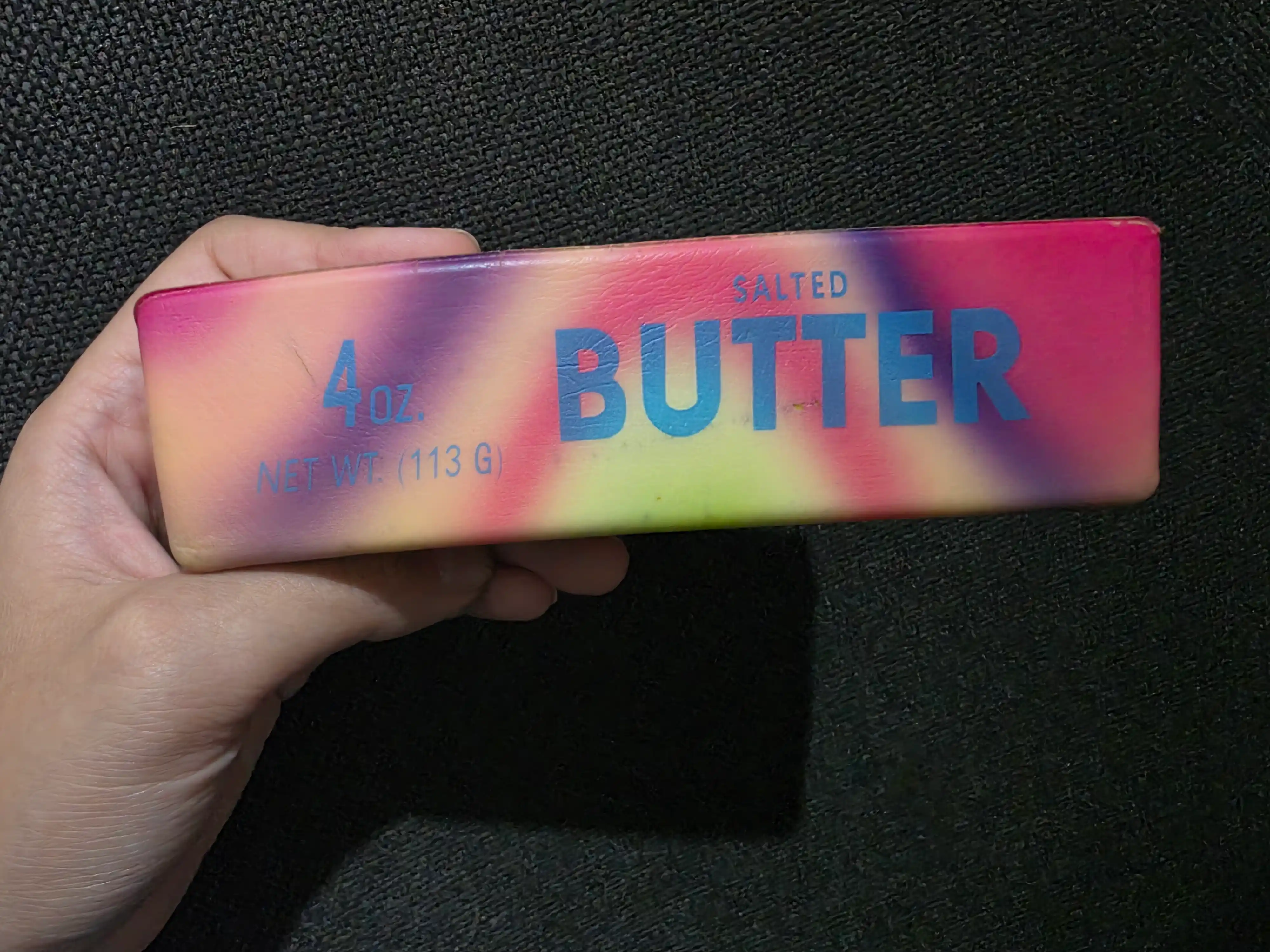 Сквиш-антистресс Масло Butter 113 г с ароматом, игрушка-мялка и пикми-палочка