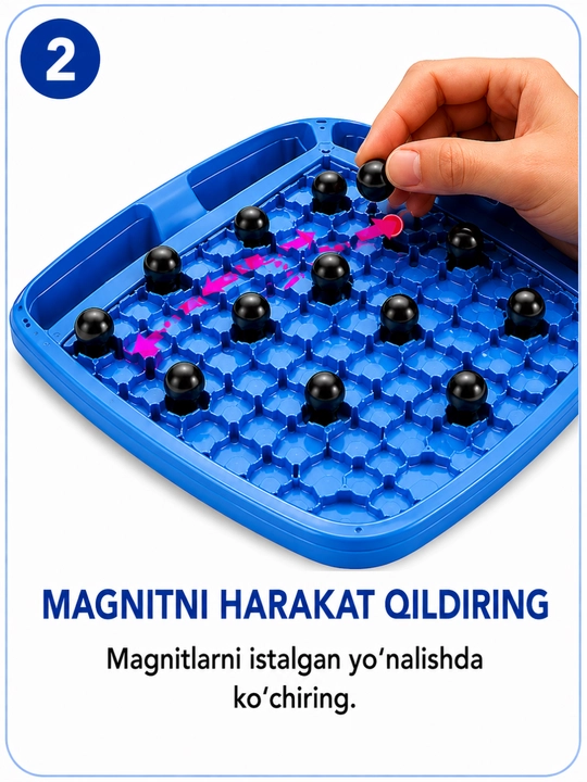 Magnetic Battle Chess — магнитная стратегическая настольная игра для детей