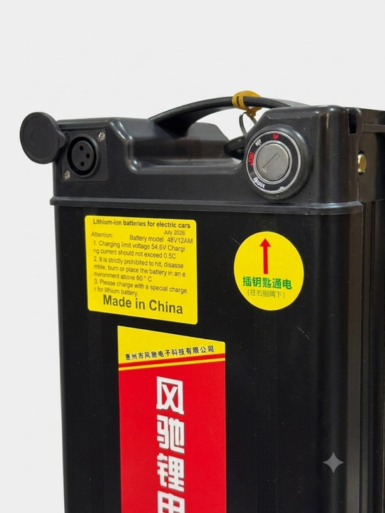 48V 12Ah Li-ion akkumulyator, elektr skuter uchun batareya, zaryadnik bonus