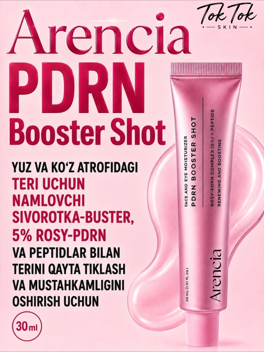 Arencia Vitamin C Booster Shot — C vitamini va niatsinamidli Oqartiruvchi krem-buster