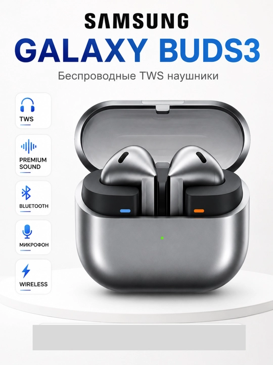 Беспроводные наушники Buds 3, Buds 3 Pro, Galaxy Buds 4 Pro - 