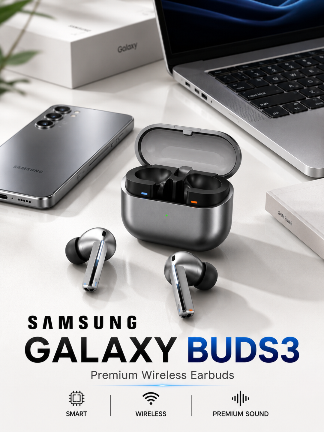 Buds 3, Buds3 Pro, Galaxy Buds4 Pro simsiz quloqchinlar