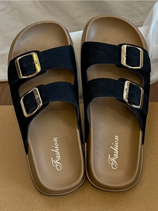 Ayollar uchun yozgi shippak – yumshoq, qulay, belt dizayn, sirpanmaydigan sandal