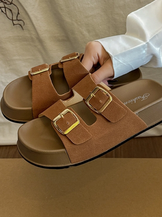 Ayollar uchun yozgi shippak – yumshoq, qulay, belt dizayn, sirpanmaydigan sandal