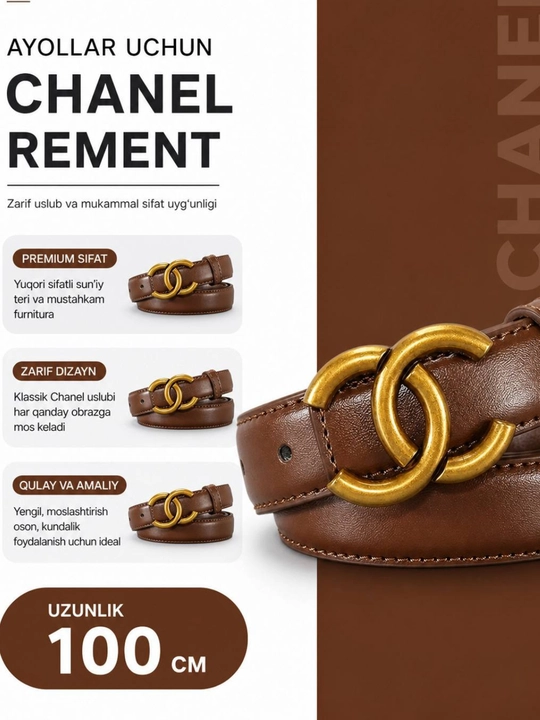 Ayollar uchun charm kamar, klassik belbog', ayollar va qizlar uchun