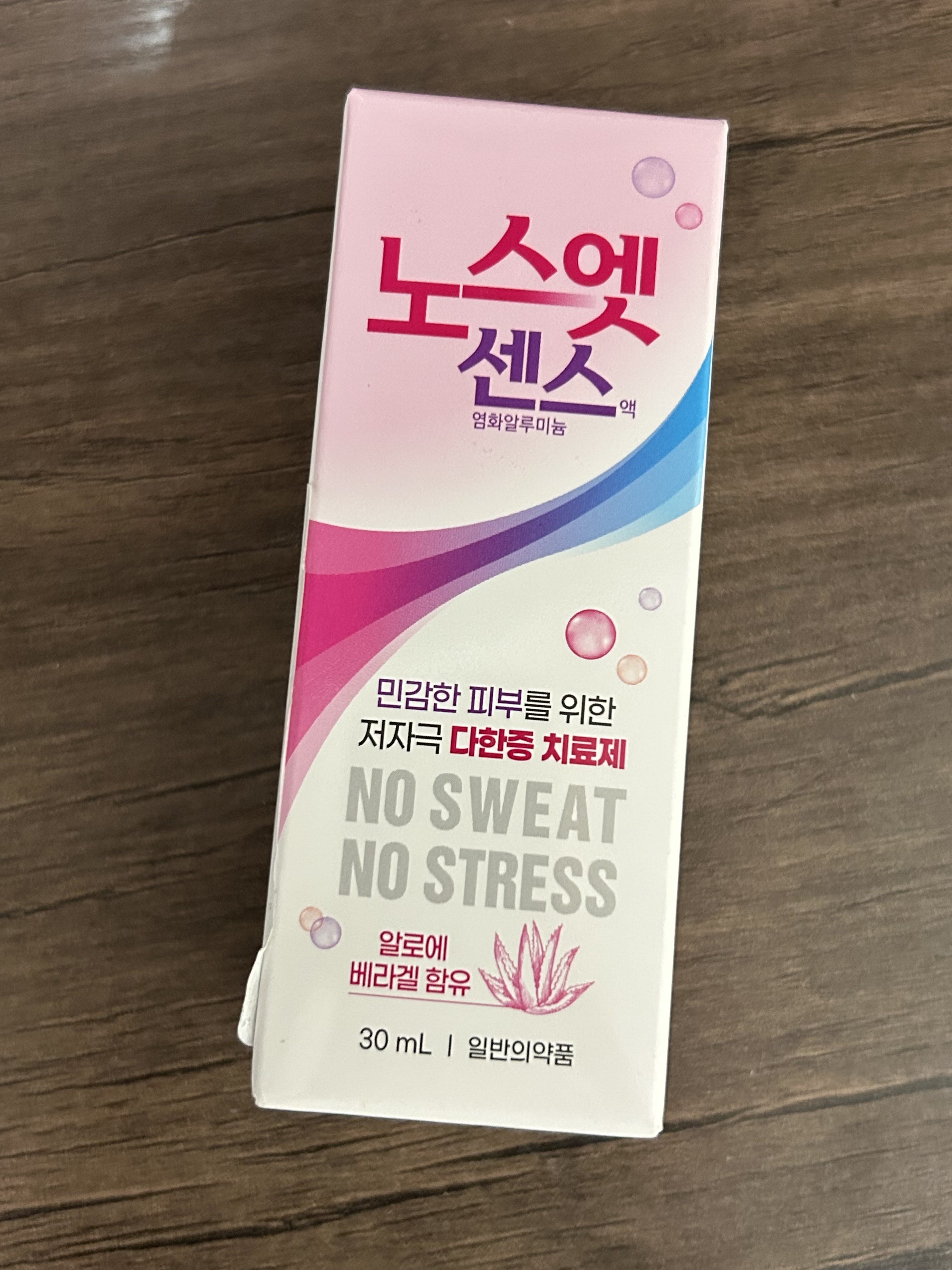Дезодорант корейский от излишней потливости, шариковое, No Sweat No Stress, 30 мл