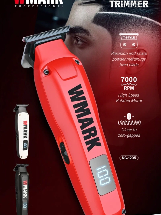 Машинка для стрижки и триммер WMARK профессиональный набор, триммер - 