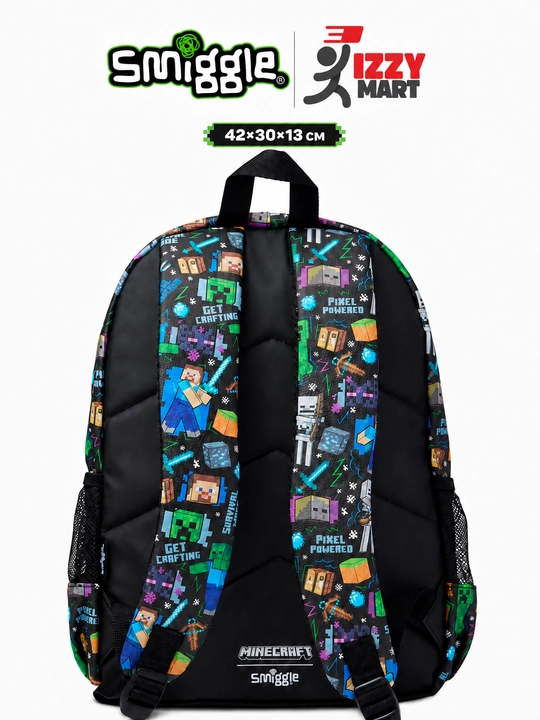 Smiggle школьный рюкзак сумка, для девочек и мальчиков, 42x30x13 см