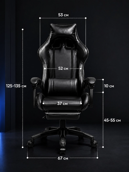 Geymerlar va ofis uchun kreslo oyoq uchun taglik bilan 360 aylanadigan 120 kg gacha vazn