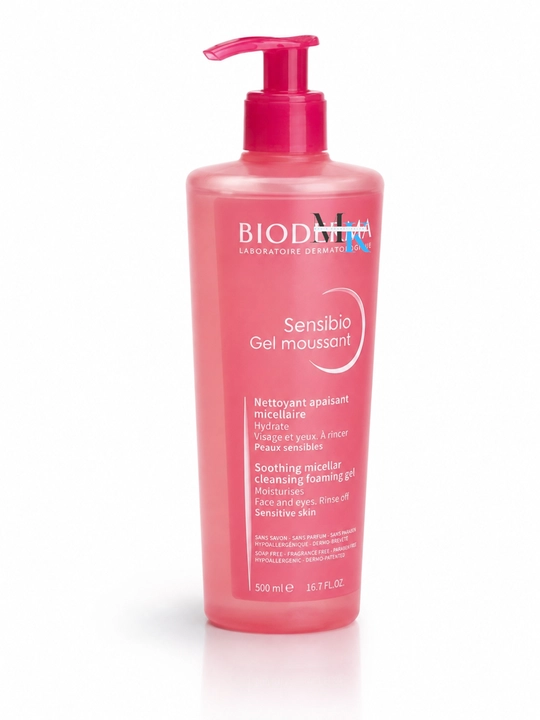 Очищающий гель для лица Bioderma Sensibio Gel Moussant, 500 мл